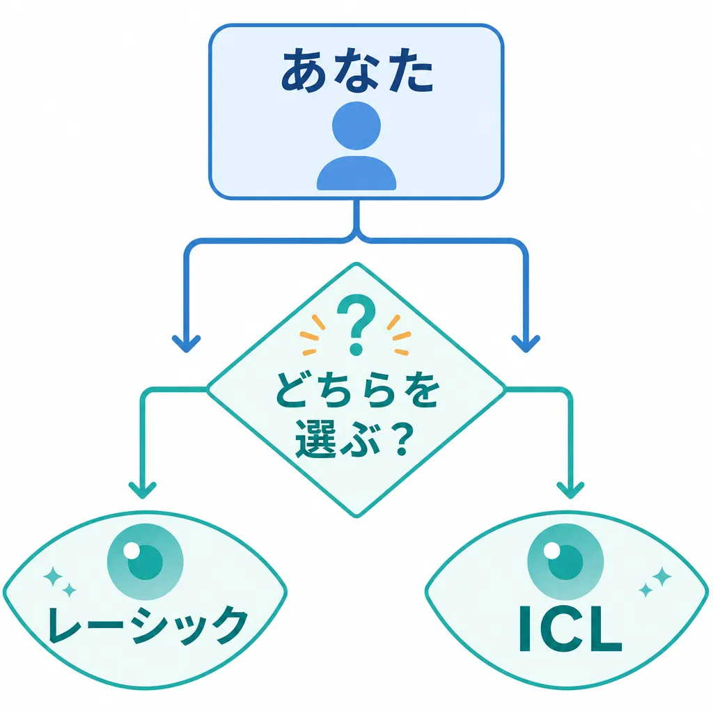 タイプ別に合う方法を診断するフローチャート図解